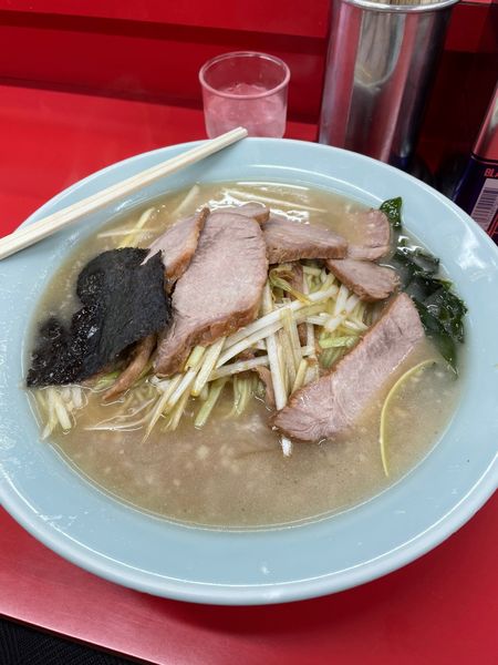 「ネギチャーシュー麺（大盛）」@ラーメンショップ いずみ中央店の写真