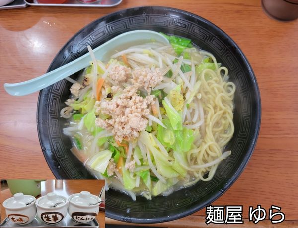 「濃厚鶏白湯 タンメン」@麺屋ゆらの写真