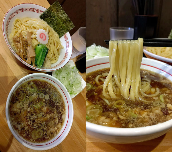 「『しょうゆつけそば+大盛+刻みねぎ(¥850+50+50)』」@柳麺かいとの写真