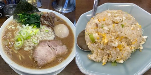 「ラーメン大盛り　チャーハン」@うまいヨ ゆうちゃんラーメンの写真