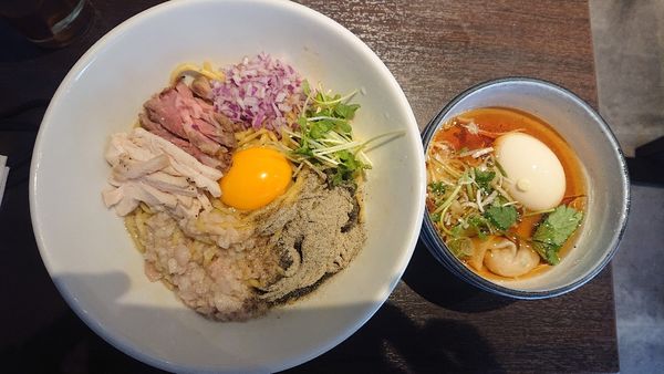 「特製煮干し油そば」@麺屋 彩音 ~Sign~の写真