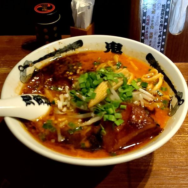 「カラシビ味噌らー麺 (カラ普通  シビ普通)」@カラシビ味噌らー麺 鬼金棒の写真