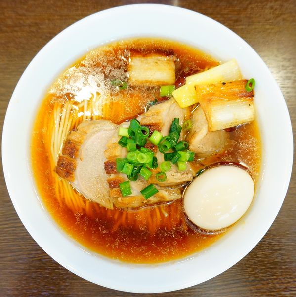 「【限定4】鴨そば(醤油)＋味玉」@中華そばイデタの写真