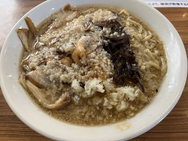 「ラーメン（大盛300g、普通、普通、多め）」@麺家ひまりの写真