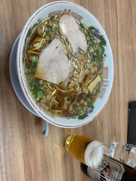 「中華そば(大) 750円」@中華そば しんたくの写真