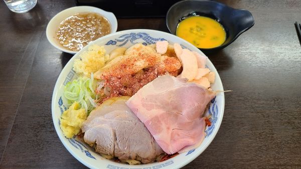 「海老味噌油そば」@ラーメンどでん 大宮店の写真