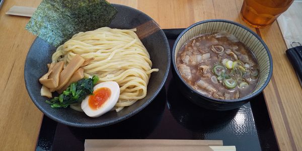 「豚つけめん」@優勝軒 日立店の写真