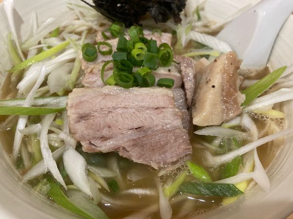 「[限定] 豚と鯖の中華そば(大)」@中華そば You Leeの写真