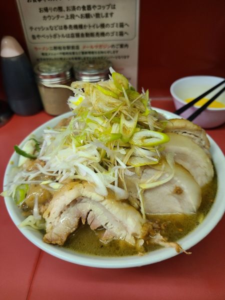 「小豚ラーメン　つけ味」@ラーメン二郎 桜台駅前店の写真