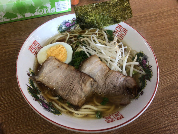 「ラーメン（540円）」@二代目おかだラーメンの写真