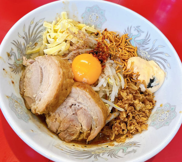 「まぜそば(150ｇ)」@ジャンプの写真