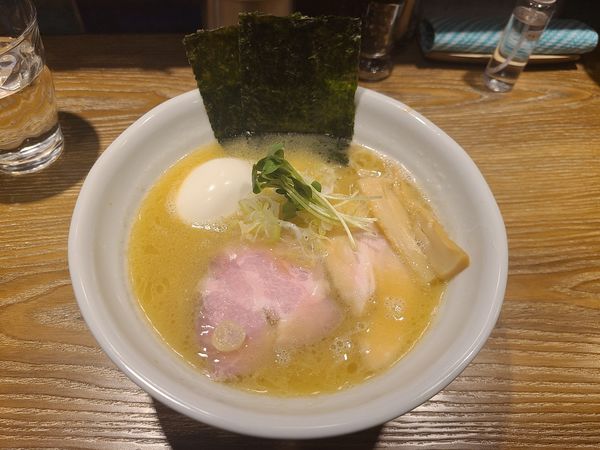 「濃厚醤油ラーメン+味玉+半玉和え麺」@中華そば やま福の写真