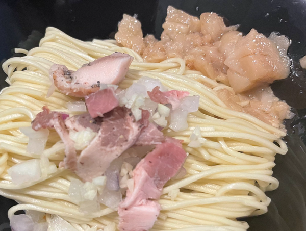 「限定スタミナ和え玉」@かき物語の写真