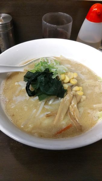「味噌ラーメン(太麺)」@味噌一 一之江店の写真