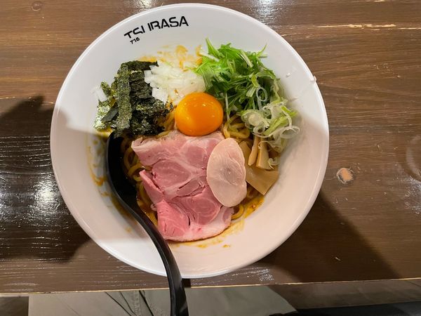 「辛まぜそば」@ラーメン翼の写真