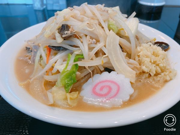 「味噌タンメンセット（餃子）」@湯菜坊の写真