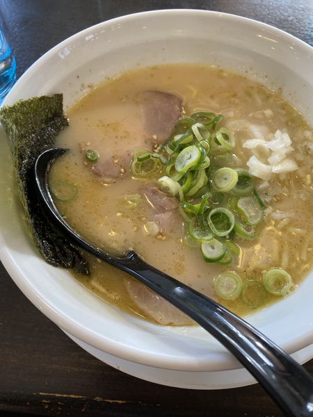 「しお白湯らーめん」@麺の蔵 我天の写真