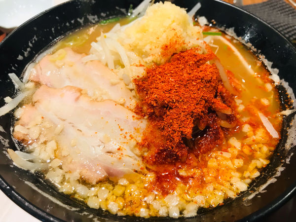 「スパジャポ二郎ラーメンレッド 980円」@らーめん 虎たんの写真