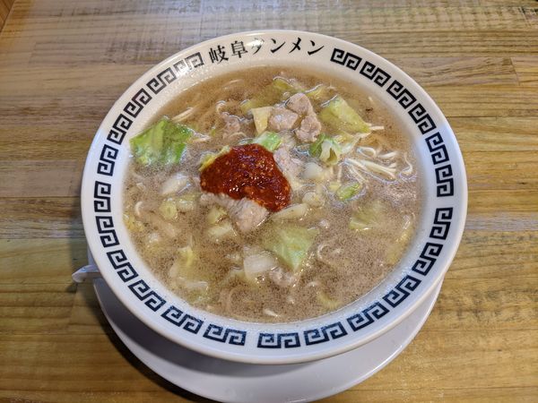 「岐阜タンメン（３辛）　780円」@岐阜タンメン 岐阜本店の写真