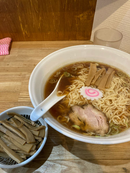 「中華麺　中　メンマ」@三鷹大勝軒の写真