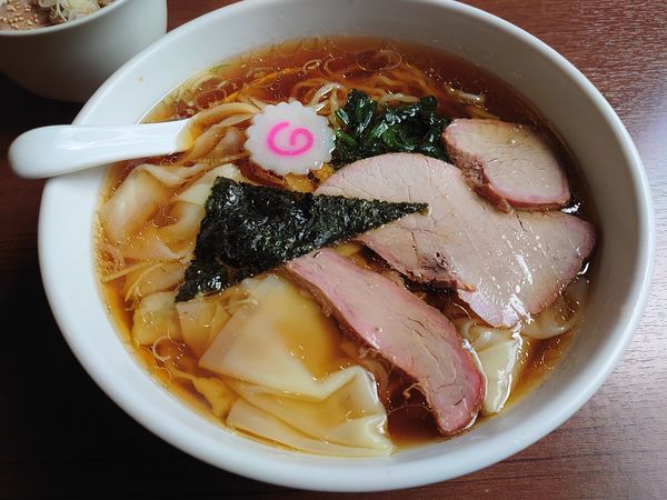 「ワンタンめん」@白河手打ち中華 孫市の写真