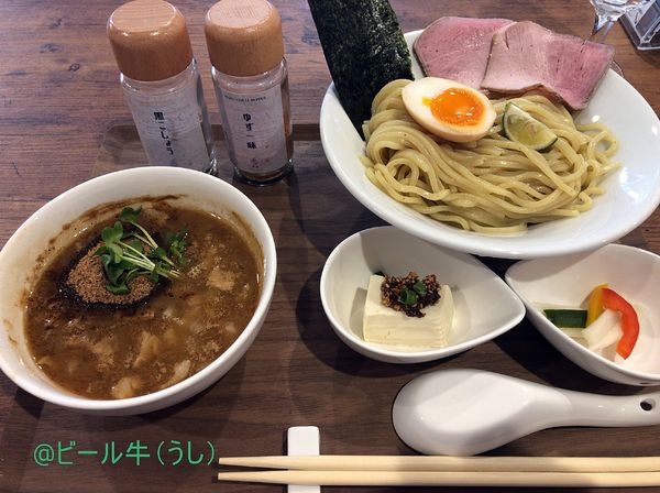 「濃厚つけ麺(1000円)」@虎金の写真