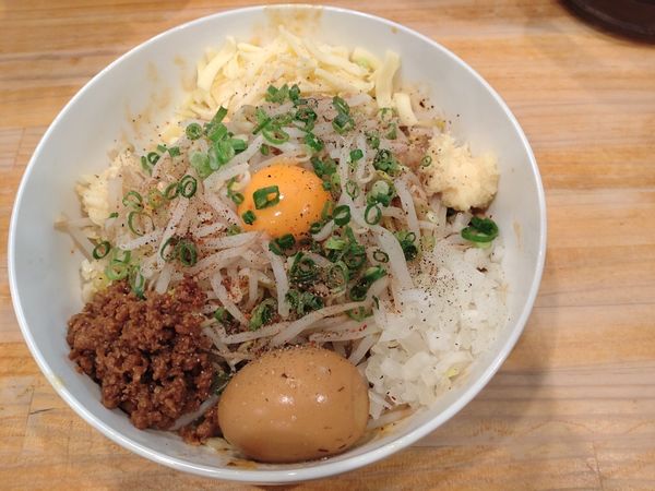 「味噌まぜそば　味玉」@麺魂 39の写真