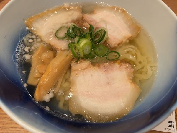 「会津山塩物語～福島三大鶏極上version～1000円」@ラーメンWalkerキッチンの写真