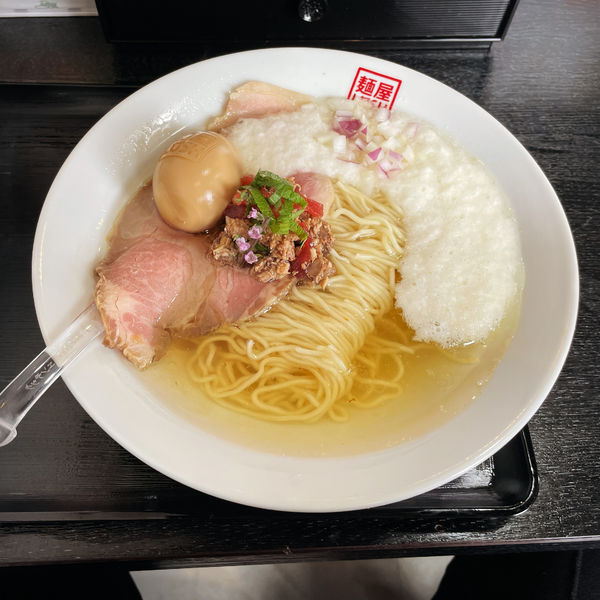 「限定　鮪の掃湯らぁ麺＋味玉」@麺屋LUSH 仙台店の写真