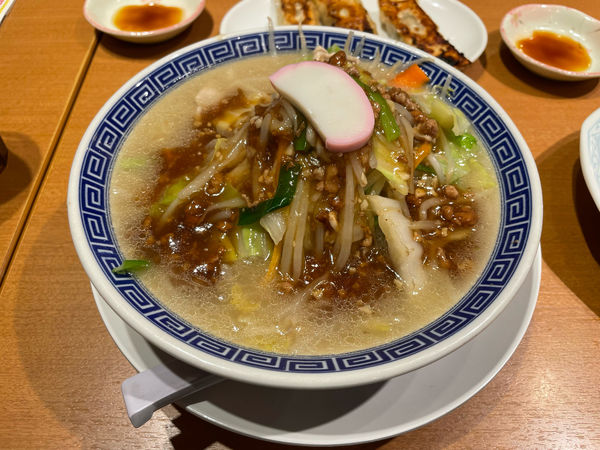 「小田原タンメン + 半チャーハンセットA」@小田原タンメン 総本店の写真