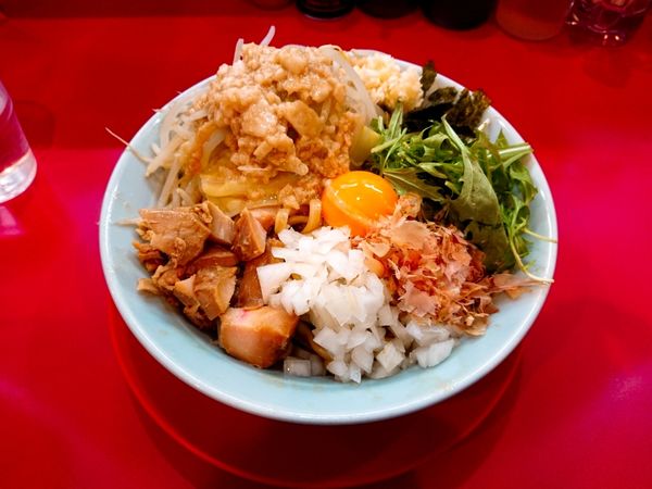 「まぜそば」@自家製麺 酉の写真