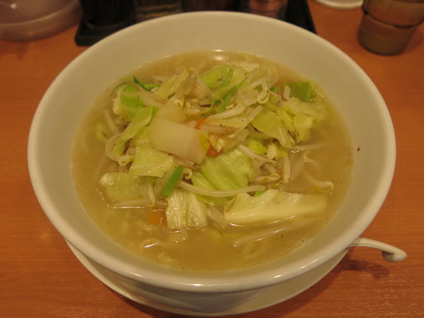 「野菜たっぷりタンメン:520円」@日高屋 北千住東口店の写真