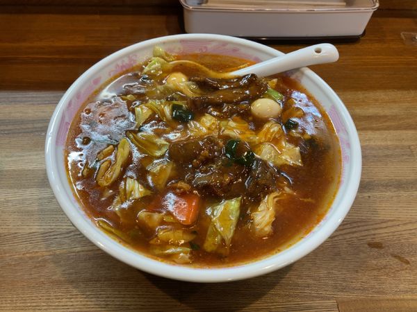 「スタミナウマ煮麺」@ラーメン 現代の写真