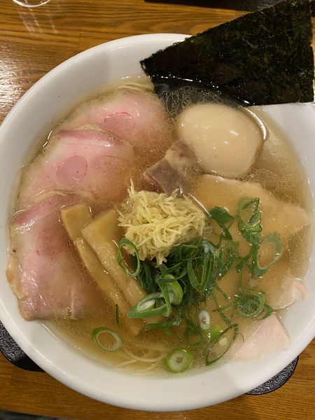 「ちゃーしゅーそば味卵しょうがトッピング」@中華そば みはしの写真