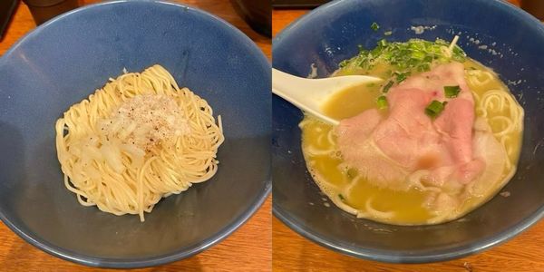 「渡蟹蕎麦　背脂の和え玉」@麺処 にぼし香 横浜店の写真