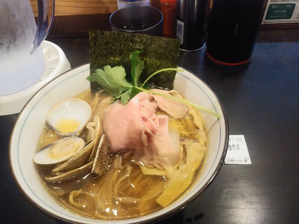 「蛤そば」@中華そば 四つ葉の写真