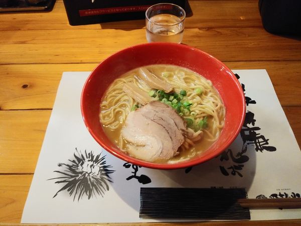 「ウニそば」@活龍 海老蟹専門 甲殻堂の写真