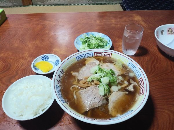 「中華そば　大盛　ネギ大盛」@まこと食堂の写真