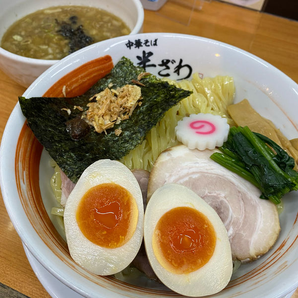 「煮干しつけそば 醤油」@中華そば 半ざわの写真