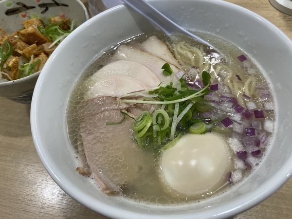 「特製貝麺＋限定ごはん」@貝麺みかわの写真