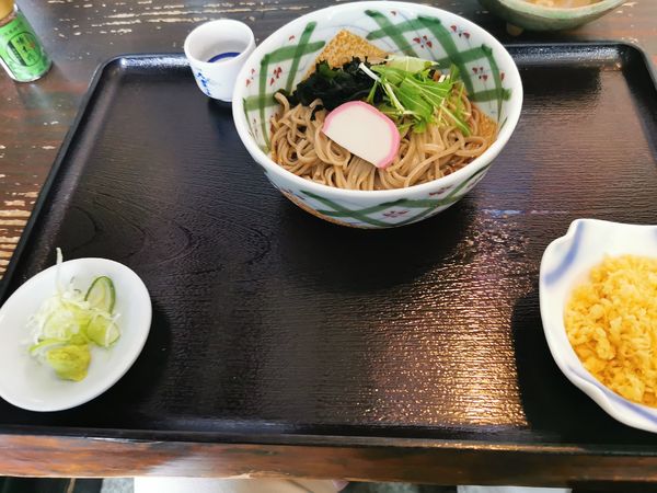 「冷やしたぬきそば」@榑木野 駅舎店の写真