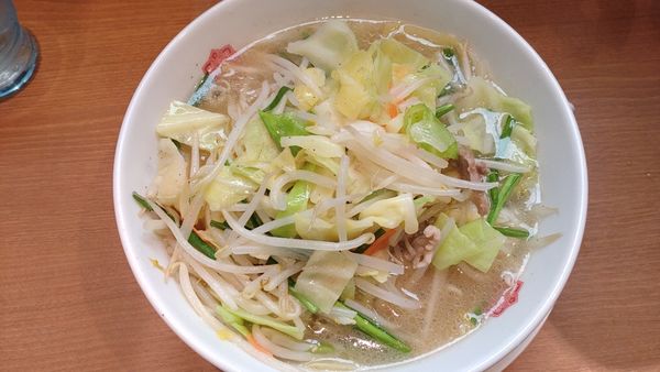 「野菜たっぷりタンメン」@日高屋 鎌ケ谷初富店の写真