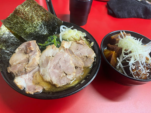 「チャーシュー並ラーメン ¥960 角煮丼 ¥280」@藤澤家の写真