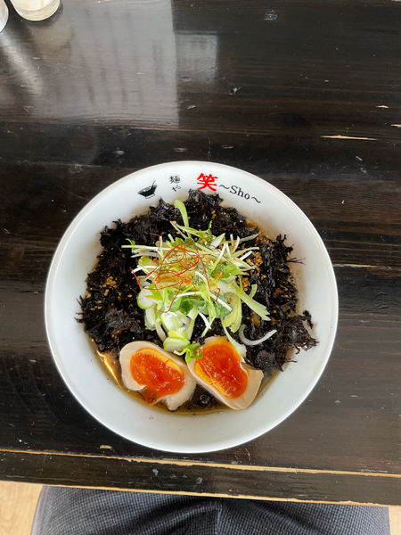「黒ばら海苔特製ラーメン」@麺や 笑 ～Sho～の写真