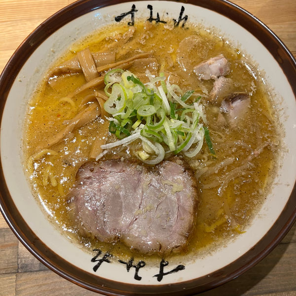 「味噌 ＋メンマトッピング」@すみれ 横浜店の写真