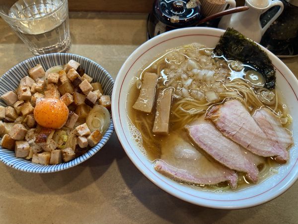 「あっさり煮干しラーメン」@麺処 浮き雲の写真