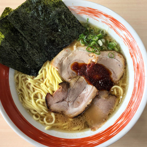「ラーメン 大750円他」@豚骨醤油ラーメン 赤虎屋 八千代米本店の写真