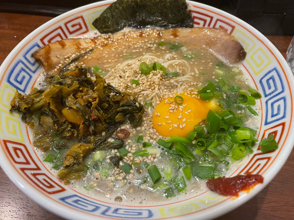 「佐賀豚骨ラーメン」@和歌山家 蒔田店の写真