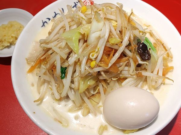 「濃厚タンメン＋味玉」@濃厚タンメン かめしげの写真