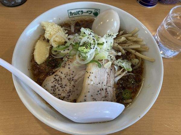 「味玉カッパブラック」@カッパラーメンの写真